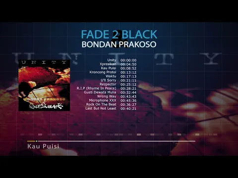 Download MP3 Bondan Prakoso & Fade2Black - Unity (Full Album Stream)