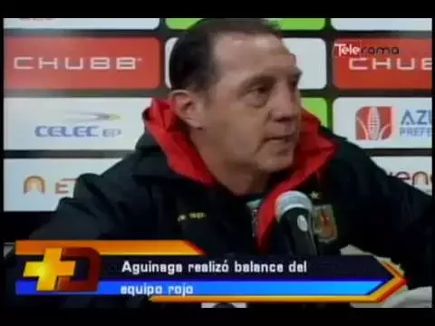 Aguinaga realizó balance del equipo rojo