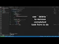 Todo app using node-cli
