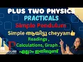 Plus Two Physics PRACTICALS Simple Pendulum can be done in a simple way