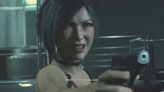 resident evil 2 remake ada wong betrays leon cutscene re2 2019 remake ps4 pro