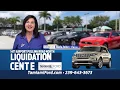 Tamiami Ford is an liquidation center for hundreds of cars trucks and SUVs