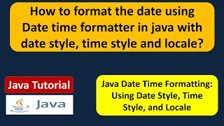How to format the date using Date time formatter in java with date style time style and locale