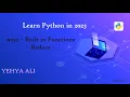 Learn Python in Arabic Built in Functions - Reduce