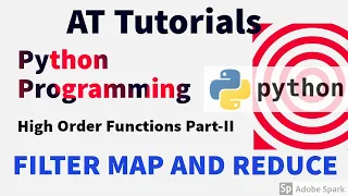 Python High Order Functions MAP FILTER and REDUCE