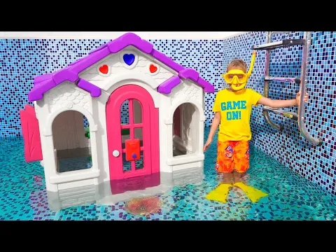 Download MP3 Vlad and Niki play with kids playhouses stories for children