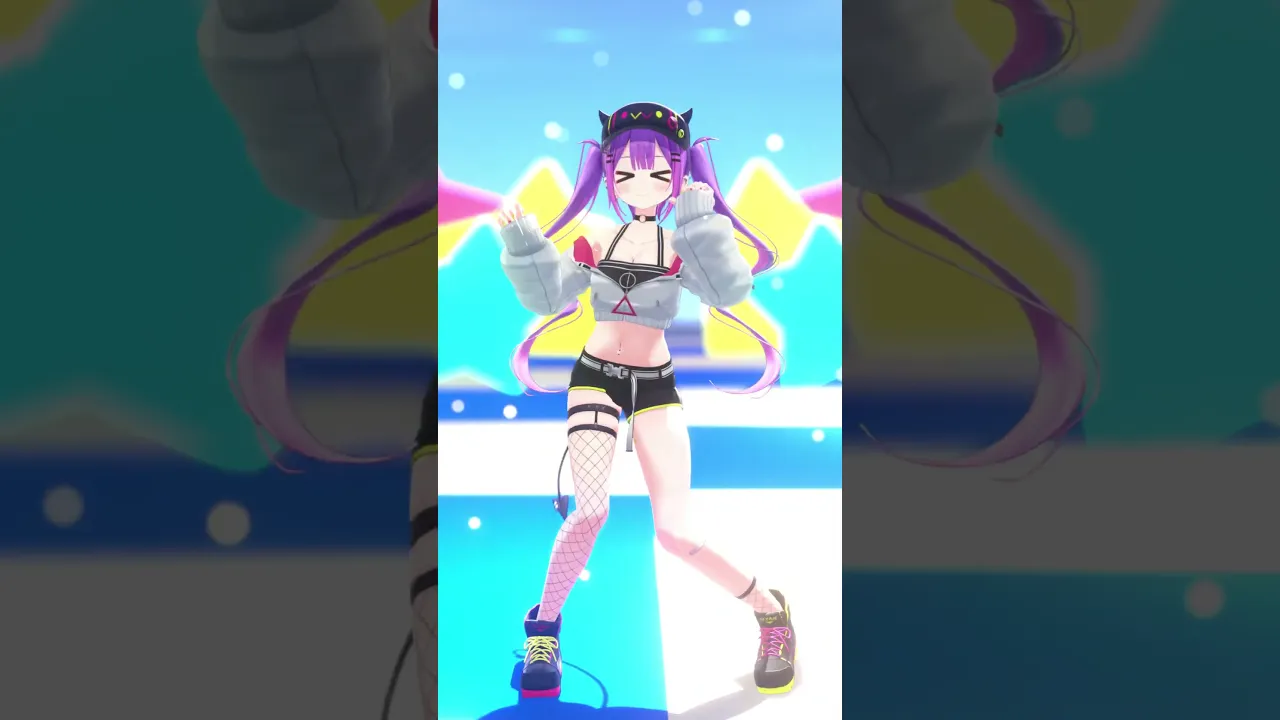 いろはの　#dreamysky  をMMDトワ様に踊ってもらったよ?　#shorts  #vtuber #dance #踊ってみた