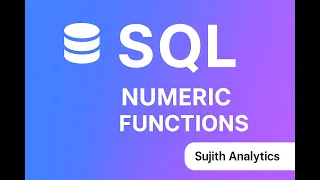 SQL Tutorials Numeric functions