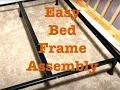 DIY How to Assemble a Bedframe Full Queen or King Step by Step Tutorial Bed Frame Assembly