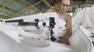 Boat Refit: Repairing My Sails In A Jungle Loft – UNTIE THE LINES II #29