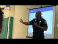 Interim Seattle Police Chief Andre Sayles at Delridge Community Center