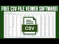 Free CSV File Viewer Software