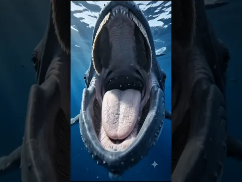 عندما يخدعك الحجم... قصة الحوت الأزرق!😯😱 إ#الحوت_الأزرق #غرائب_الحيوانات #BlueWhale #WildlifeFacts