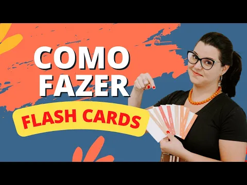 Vídeo: como fazer flashcards à mão