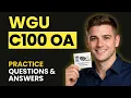 Beat the C100 OA Humanities Questions That Mirror the Real Exam
