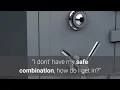 How to Open a Safe Without the Combination