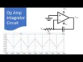 Integrator Op Amp Circuit