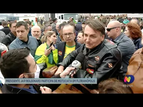 Bolsonaro sobre motociata: "Foi realmente emocionante, isso é uma demonstração de apoio"