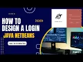Java Swing UI Sign In Login Form with Source Code-Netbeans java login system designe