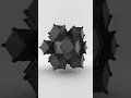3D Discrete Cellular Automaton Growth Case 1 3 18 Neighbors Single Cell Init