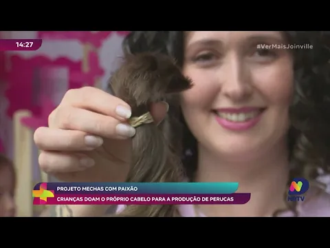 "Mechas Com Paixão" crianças doam o próprio cabelo para a produção de perucas