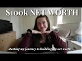 My Net Worth at 28 100k net worth goal car loan investments saving for a house