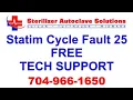 Statim Cycle Fault 25 - FREE Tech Support