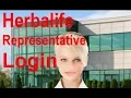 Herbalife Representative Login - how to login