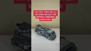 THE FIRST THING WE ALL DID WHEN WE GOT  THE IMPERIAL ARMORED MARAUDER