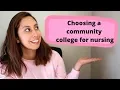 Reasons as to WHY I chose an associate degree nursing program community college nursing