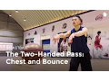 The Two-Handed Pass Chest and Bounce Basketball