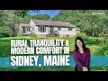 Sunroom and More Inside 3530 Middle Road Sidney Maine Real Estate