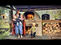7 Days Solo Surviving Canadian Wilderness in Small Cabin w Twin Girls Hand Diving Wild Scallops