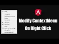 Custom Contextmenu Create In Angular Angular Modify Contextmenu In Angular Angular Course
