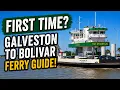 How to Walk On the FREE Galveston - Boliver Ferry