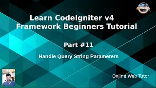 Learn CodeIgniter 4 Framework Tutorials Handle Query String Parameters