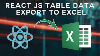 Export React js data from Excel sheet Export data into Excel React js Easy tutorial for Beginner