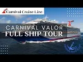 Carnival Valor Cruise Ship Tour Full Walkthrough and Deck-by-Deck Guide