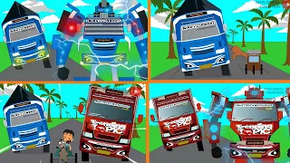 Download Animasi Lucu Mobil Truk oleng Wahyu Abadi dan Trending Topic jadi transformer VS Penjahat Kompilasi MP3