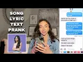 SONG TEXT PRANK I CANT BELIEVE HE SAID THAT Olivia Rodrigo good 4 u