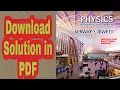 Download Solution for Physics for Scientists and Engineers 9th Edition in PDF