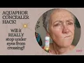 Concealer VS Aquaphor Has our mature under eyes FINALLY found the HOLY GRAIL