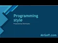 GCSE Computer Science Programming style