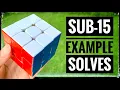 Intermediate 3X3 Solves Sub-15