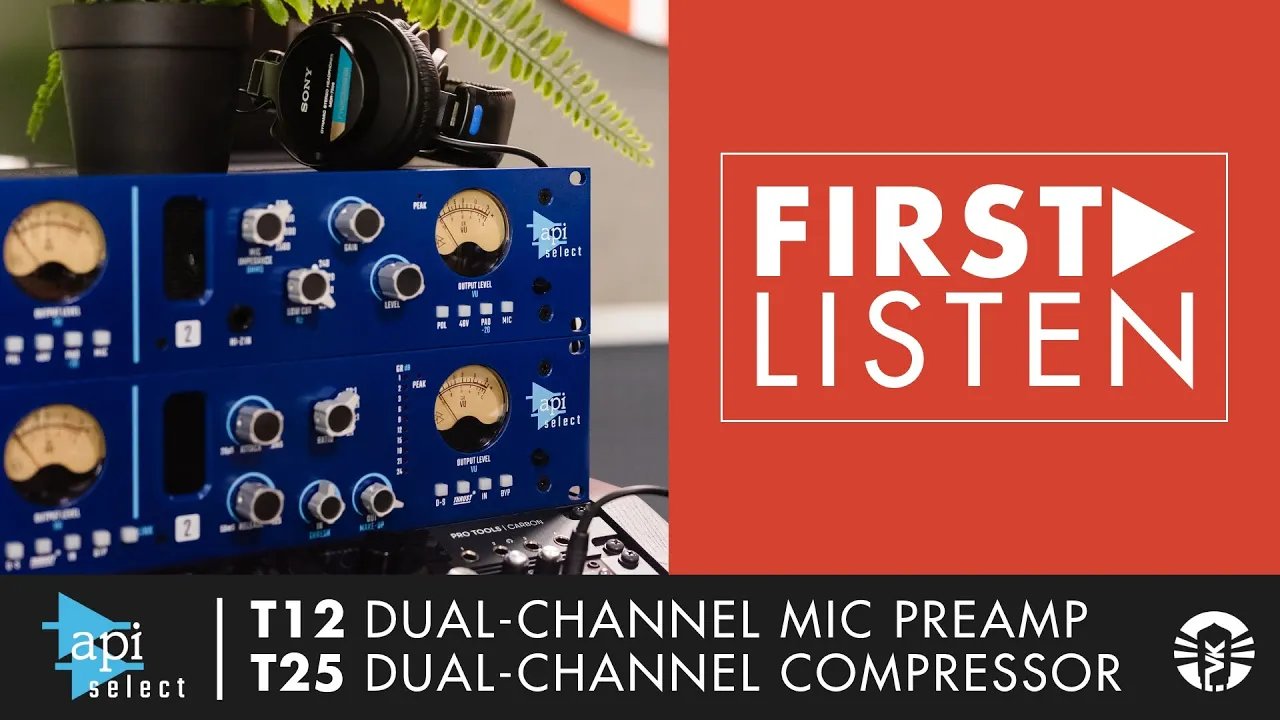 API T25 Tube Mic - API Tube Compressor - API Select T25 - Vintage King