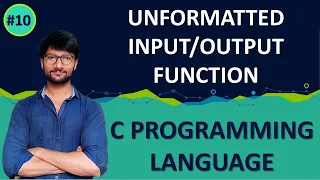 FUNCTION GETCH GETCHE GETS PUTS GETCHAR PUTCHAR C PROGRAMMING