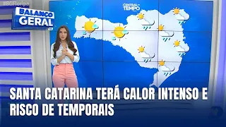 Central do Tempo – Temperaturas altas e possibilidade de granizo