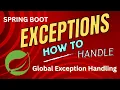 Best way to handle exception in Spring boot Global Exception handling using Controller Advice