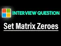Set Matrix Zeroes - LeetCode