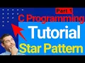 Star Pattern Program in C - C Program to Print Star pattern